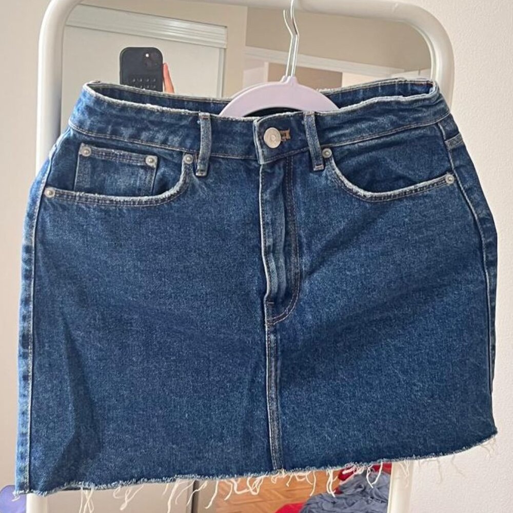 Zara short jeans skirt